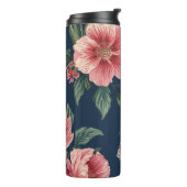 Blumenmuster-Wärmebecher Thermosbecher (Nach links gedreht)