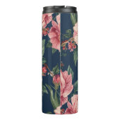 Blumenmuster-Wärmebecher Thermosbecher (Rückseite)