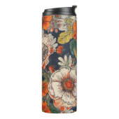 Blumenmuster-Wärmebecher Thermosbecher (Nach links gedreht)