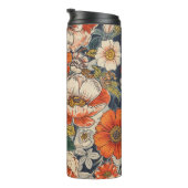 Blumenmuster-Wärmebecher Thermosbecher (Nach rechts gedreht)