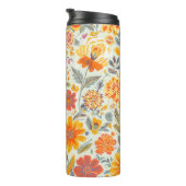Blumenmuster-Wärmebecher Thermosbecher (Nach rechts gedreht)