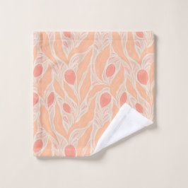 Blumenmuster Waschlappen