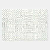 Blumenmuster weiße Blätter in der Farbe Sage Green (Vorderseite 2)