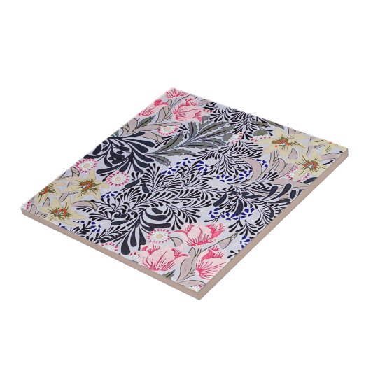 Blumenmuster, William Morris Fliese (Seite)