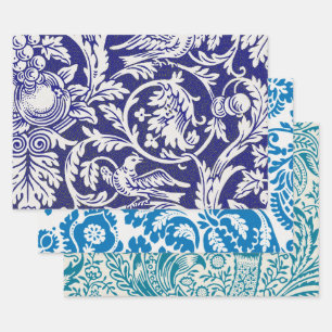 Blumenmuster, William Morris Geschenkpapier Set