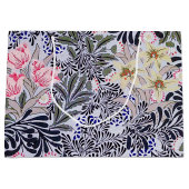 Blumenmuster, William Morris große Geschenktasche Geschenktüte (Vorderseite)