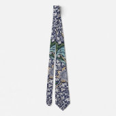 Blumenmuster - William Morris Krawatte (Rückseite)
