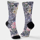 Blumenmuster, William Morris Socken (Gewinkelt)