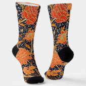 Blumenmuster, William Morris Socken (Gewinkelt)