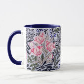 Blumenmuster, William Morris Tasse (Links)