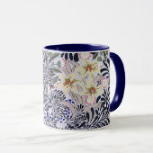 Blumenmuster, William Morris Tasse (VorderseiteRechts)