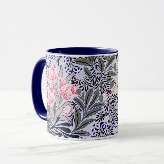Blumenmuster, William Morris Tasse (Vorderseite Links)