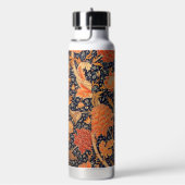 Blumenmuster, William Morris Trinkflasche (rechts)