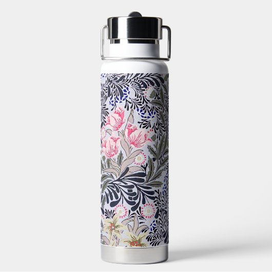 Blumenmuster, William Morris Trinkflasche (Hinten)