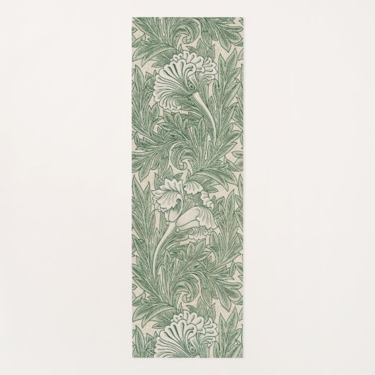 Blumenmuster, William Morris Yogamatte (Vorderseite)