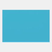 Blumenmuster wirbeln - in blau geschenkpapier set (Vorderseite 2)