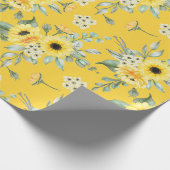 Blumenmuster-Wrap-Papier Geschenkpapier (Ecke)