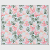 Blumenmuster-Wrap-Papier Geschenkpapier (Flach)
