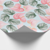 Blumenmuster-Wrap-Papier Geschenkpapier (Ecke)