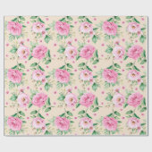 Blumenmuster-Wrapper Geschenkpapier (Flach)