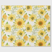 Blumenmuster-Wrapper Geschenkpapier (Flach)