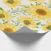 Blumenmuster-Wrapper Geschenkpapier (Ecke)