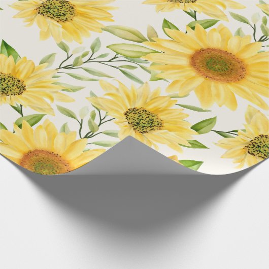 Blumenmuster-Wrapper Geschenkpapier (Ecke)