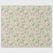 Blumenmuster-Wrapper Geschenkpapier (Flach)