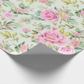 Blumenmuster-Wrapper Geschenkpapier (Ecke)