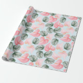 Blumenmuster-Wrapper Geschenkpapier (Ungerollt)
