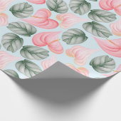 Blumenmuster-Wrapper Geschenkpapier (Ecke)