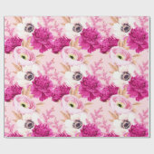 Blumenmuster-Wrapper Geschenkpapier (Flach)