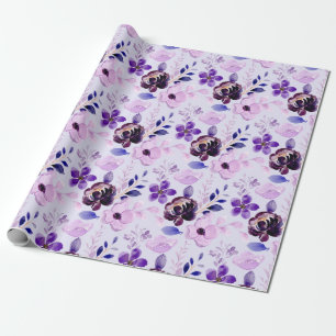 Blumenmuster-Wrapper Geschenkpapier
