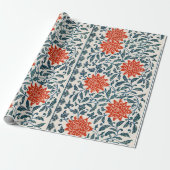 Blumenmuster-Wrapper Geschenkpapier (Ungerollt)