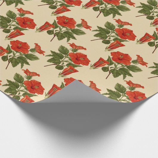 Blumenmuster-Wrapper Geschenkpapier (Ecke)