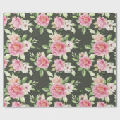 Blumenmuster-Wrapper Geschenkpapier (Flach)