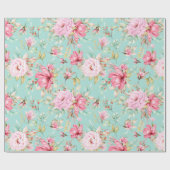 Blumenmuster-Wrapper Geschenkpapier (Flach)