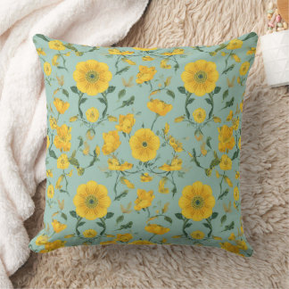 Blumenmuster-Wurfkissen Kissen