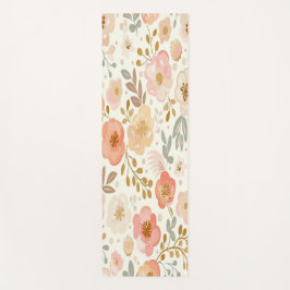 Blumenmuster Yoga Mat Yogamatte