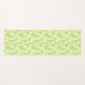 Blumenmuster Yogamatte (Vorderseite (Horizontal))