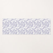 Blumenmuster Yogamatte (Vorderseite (Horizontal))