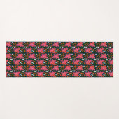 Blumenmuster Yogamatte (Vorderseite (Horizontal))