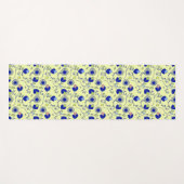 Blumenmuster Yogamatte (Vorderseite (Horizontal))