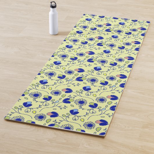Blumenmuster Yogamatte (Beispiel)