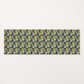 Blumenmuster Yogamatte (Vorderseite (Horizontal))