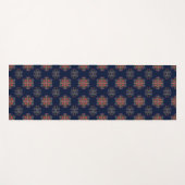 Blumenmuster Yogamatte (Vorderseite (Horizontal))