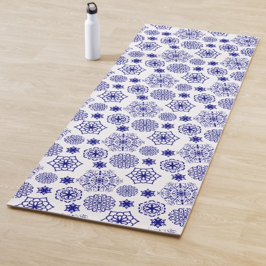 Blumenmuster Yogamatte (Beispiel)