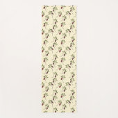 Blumenmuster Yogamatte (Vorderseite)