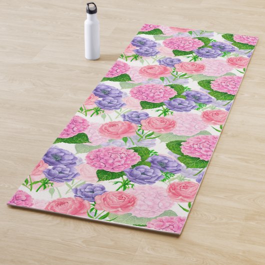 Blumenmuster Yogamatte (Beispiel)