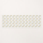 Blumenmuster Yogamatte (Vorderseite (Horizontal))